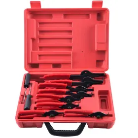 Sz1020r 8milelake 11pcs Snap Ring Plier Kit Circlip Retaining Clip Set For Car Truck Motorcycle