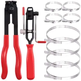 Abizarch 245729977248 10pcs Cv Boot Clamps Pliers Kit Ear Tie Pliersstainless Steel Universal