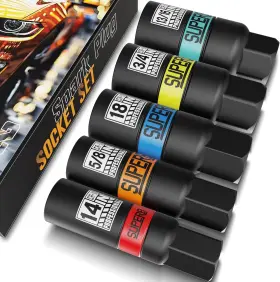 Hus210 Aiourx 3/8-inch Drive Spark Plug 5pcs 5/8 Inch 3/4 13/16 14mm 18mm