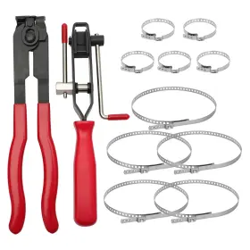 F00n1856-arfba Alpha Rider 12 Pcs For Auto/atv Cv Joint Axle Boot Clamp Pliers Tool With Clamps Kit