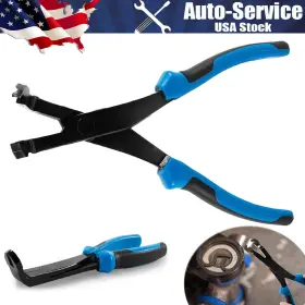 70301 Amnnarie Angled U-joint Snap Ring Pliers Tool For Automotive And Medium Duty Cars