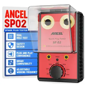 Sp02 Ancel Spark Plug Tester Automotive Engine Ignition Coil Dual Red