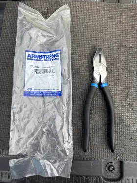67-065 Armstrong Industrial Hand Tools Usa Nos 7 Inch Linesman Plier Rare Lineman