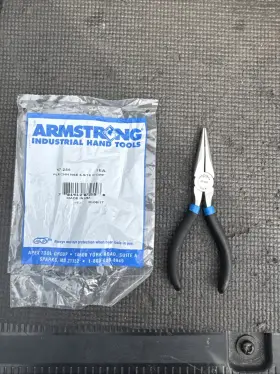 67-255 Armstrong Industrial Hand Tools Usa Nos 6 Inch Needle Nose Plier