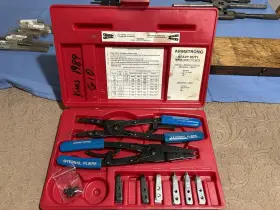 68-080 Armstrong Heavy Duty Replaceable Tip Pliers Set As Pictured