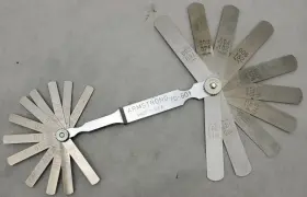 70-801 Armstrong 22 Pc. Blade Feeler Gauge Set Usa Government Surplus New