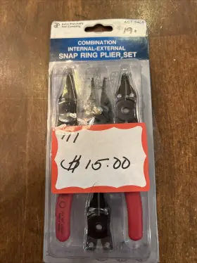 Astro Pneumatic Ast-9404 Combination Internal External Snap Ring Pliers Set