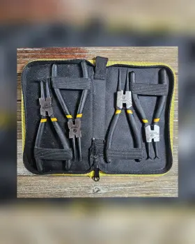 360548 Aubon New 4pc Snap Ring Plier Set With Case
