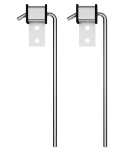 Apehr-g1-10in-2pc Aupar 2 Pack Exhaust Hanger Rod Universal Muffler With Rubber Isolator C