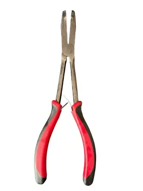 P301733 Autocraft 11 Inch Extended Reach Long Bent Tip Needle Nose Pliers Good Condition