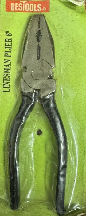 Lp-6c Bestools 6 Inch Long Linesman Lineman Pliers Black Handles New In Package