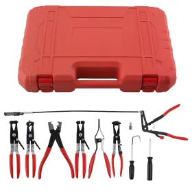 1hvdq4 Bfo 9pcs Hose Clamp Pliers Set Automotive Tool For Car Cooling System Repair Kit