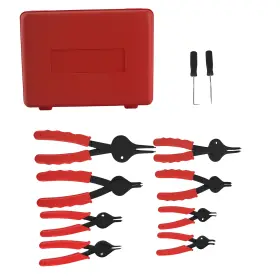 Bfo A0d1u7 10pc Snap Ring Pliers Set For Car Suv Truck Brake Pad Maintenance Tool Kit