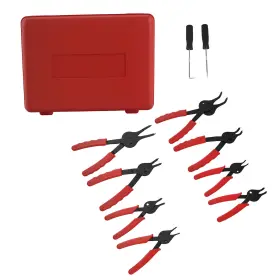 T0arvu Bfo 10pc Snap Ring Pliers Kit For Truck Tractor Retaining Removal 1-2.3mm Qme