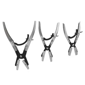 Bfo Ty0hkf 3pc Hose Clamp Pliers Set For Car Radiator Brake Line 8-12 Inch Ratcheting Tool