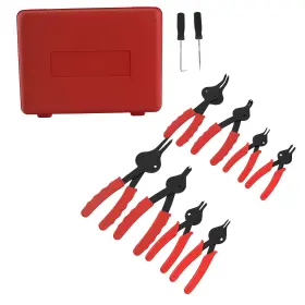 Bfo Wgo9vq Snap Ring Pliers Set 10pc For Auto/farm Equipment Circlip Removal 1-2.3mm