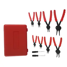 Yvd9sf Bfo 10pc Snap Ring Pliers Kit For Truck Tractor Retaining Removal 1-2.3mm Qme
