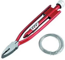 151568 Bikemaster 9-inch Safety Wire Pliers With 25 Ft Heavy-duty Clamping Tool