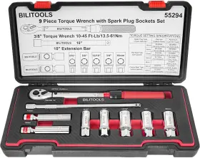 B1r955294 Bilitools 9-piece 9pc 9/16 5/8 3/4 13/16 14mm 16mm 18mm Chrome