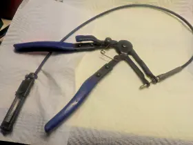 121212 Blue Point 9 Inch Long Reach Flexible Hose Clamp Pliers 24 Cable