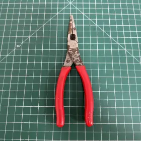 196acf Blue Point Snap-on 8 Inch Long-nose Pliers With Cutter 196cf
