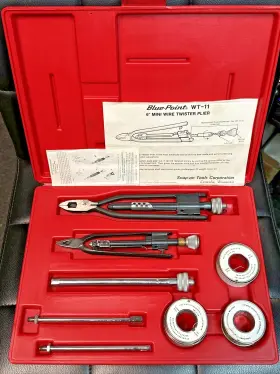 3r181 Blue Point 8-piece Wire Twister Plier Kit