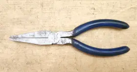 56bbp Blue Point Tools - 6-1/2 Inch Long Soft Grip Handle Duck Bill Pliers