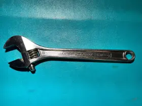 Aj12 Blue Point Tool 12 Inch Long Adjustable Wrench Opens To 1.5