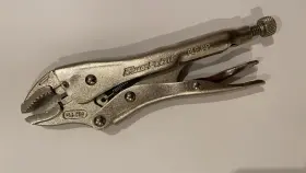 Blp7ap Blue Point 7in Curved Jaw Locking Plier