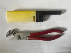 Hl14a Blue Point By Snap On Hl15 Slip Joint/groove Adjustable Pliers Red Second Line Usa