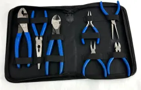 Blue-point Cpl700 Blue-point Bdgcpl700 7-pc Plier And Cutter Set Needle Nose Lineman Diagonal Case