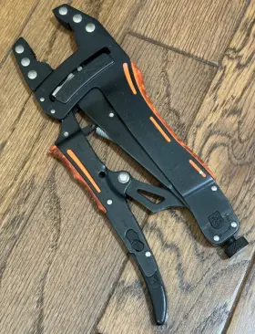 Pca-8 Blue Point Tools Self Locking Pliers Vise Max Grip Force Adjustable Orange