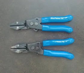 Php3 Blue Point Tools 5.5 Inch Hose Clamp Pliers Soft Grip Lot Of 2 Usa Made