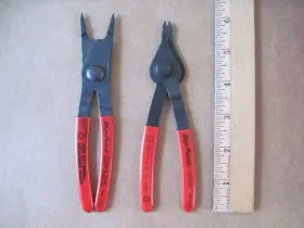Pr-32a Blue-point Pr-22a Lot Of 2 Snap Ring Pliers External Convertible