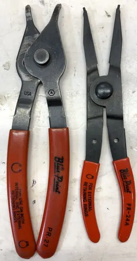 Pr-24a Blue Point Pr-27 And Pr-17 Snap Ring Pliers Internal External On