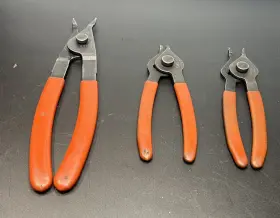 Pr344a Blue Point Pr12 Blue-point Retaining Ring Pliers Lot Of 3 Pr129