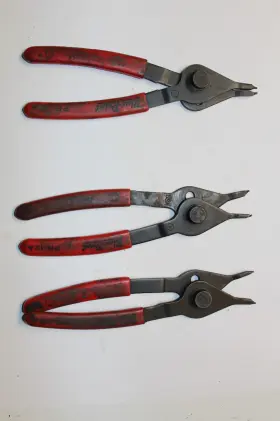 Pr12a-pr32a Blue Point Blue-point Snap On Tools Ring Plier Lot 3pcs Pr32a Pr12a Usa
