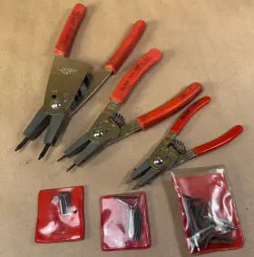 Prc21 Blue Point Prc36 Prc65 3 Blue-point Reversible Internal External Snap Ring Pliers