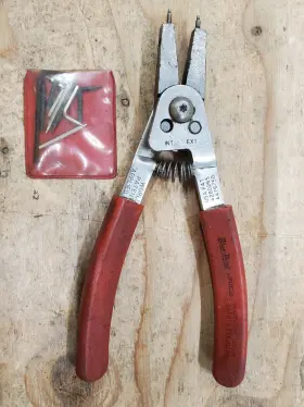Prc86 Blue Point 36 Internal External Snap Ring Pliers Interchangeable Points