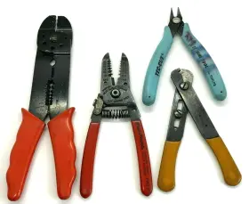 758pl172 Blue Point Pwc-6 Miller Tec Tools Wire Stripper Pliers Flush Cutter Crimper Set Lot