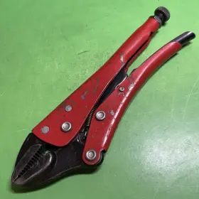 Vgp11210 Blue-point By Snap-on Made In Spain 9 Inch Long Red Handle Locking Pliers