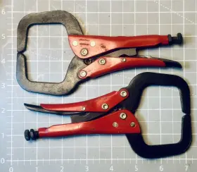 Vgp12406 Blue Point 2 Blue-point Sold By Snap-on Tools Locking C-clamp Pliers #vgp12406
