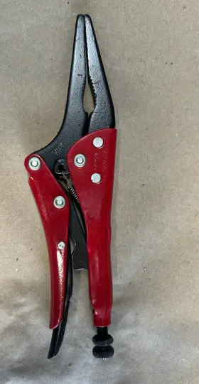 Vgp12706 Blue Point Vice Grip Style Needle Nose 7 Inch Locking Pliers - Red Vgc