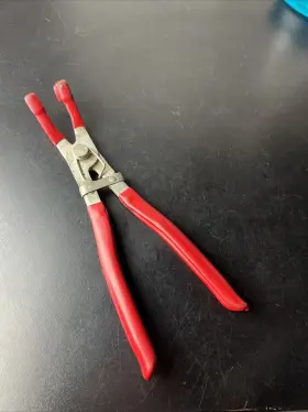 Ya824a Blue Point Tools Usa 10 Inch Long Spark Plug Boot Pliers - Red Grip