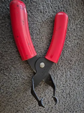 Ya9055-2 Blue Point Ya9055 7 Inch Red Rubber Handle Fuel Line Disconnect Snap Pliers Usa