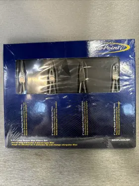 Bfgpl400lmp Bluepoint Bdgpl400lmp Blue Point 4 Piece Long Reach Mini Pliers Set -as Sold By Snap On