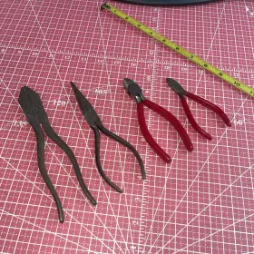 53366 Boker Vintage H Usa 4 Piece Plier Set Lineman Cutter Rare Duck Industronic Bill