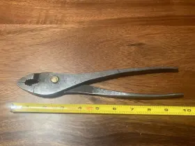 B-310 Bonney U.s.a. Slip Joint Pliers Vintage Made In Usa 10 Inch
