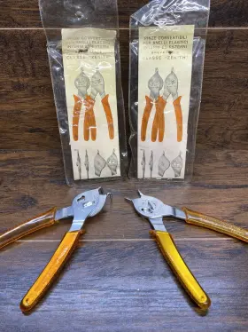 Brevettate 554/555 2pcs Rare Zenith Made In Italy Retaining Snap Ring Pliers Reversible