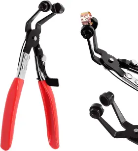 Ds0060 Btshub Hose Clamp Plier 45 Angled Flat Band Pliers Auto Repair Tool Water Pipe